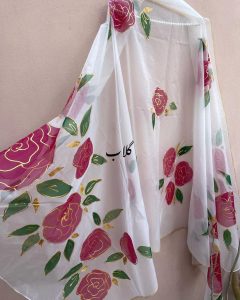 Hand painted dupatta