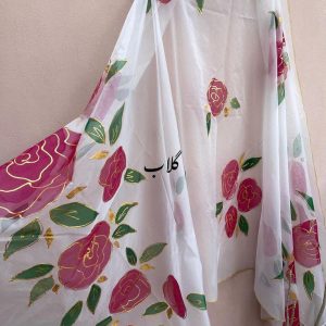 Hand painted dupatta