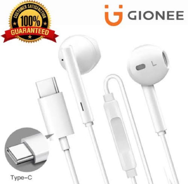 100% Original Gionee Handfree | Gionee Original Type C Handfree | High Quality Deep Bass Sound Earphones, Gaming earphones | High quality Handfree High Quality | Gionee type C Handsfree , High Quality Deep Base Sound for Android with Type C interface