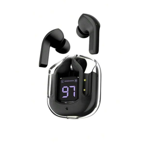 Air31 Wireless Earbuds Transparent With Deep Bass & Battery Display TWS Wireless Bluetooth - Image 4