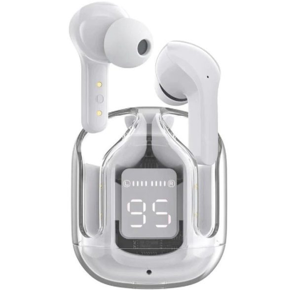 Air31 Wireless Earbuds Transparent With Deep Bass & Battery Display TWS Wireless Bluetooth - Image 3